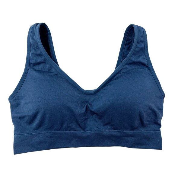 Jockey Seamfree Back Smoothing Bralette Lot Size Large Molded Cups Wireless Bra - Picture 2 of 9